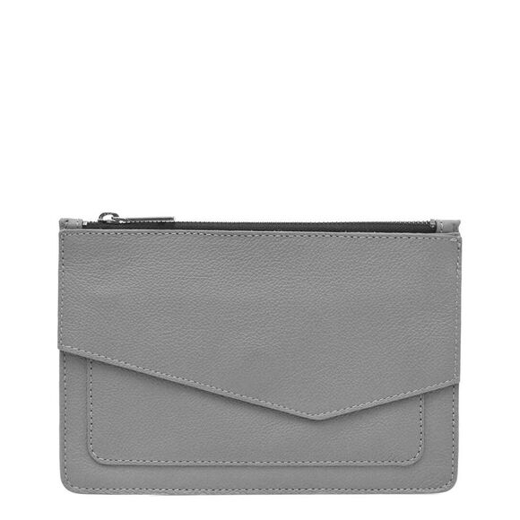 Botkier Cobble Hill Medium Pouch, Gray - Picture 1 of 3